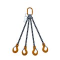 Starke Chain Sling, 3/8", G80, Sling Hook, 14Ft SCS38-4LS-14